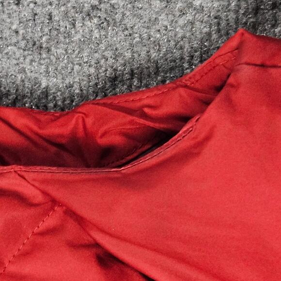 Eddie Bauer EB650 Down Puffer Vest L Red Packable Lightweight Outdoor Jacket - Picture 8 of 10